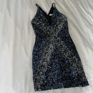 Glittery sequin dress